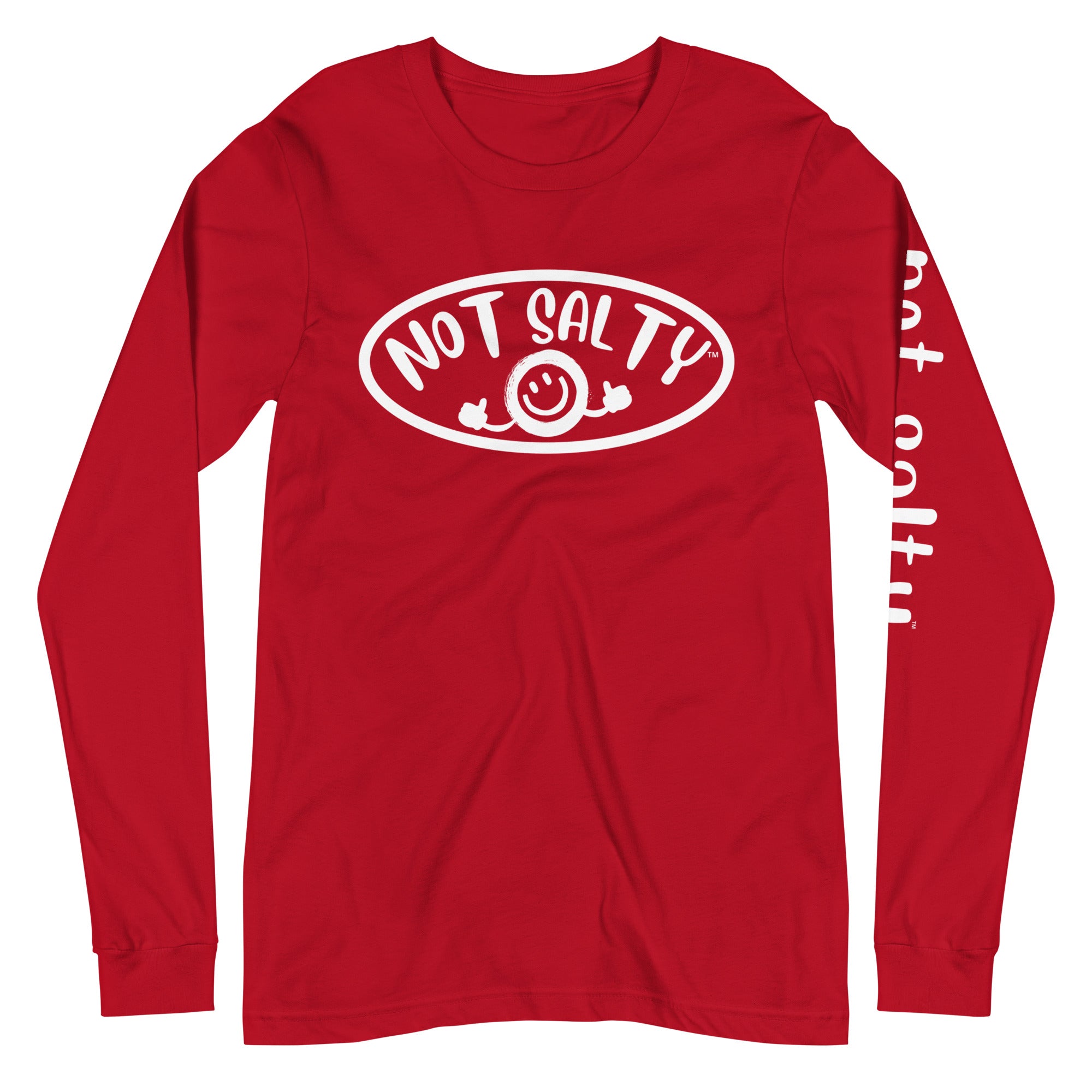 Not Salty "Thumbs Up" Men's/Unisex Long-Sleeve Tee