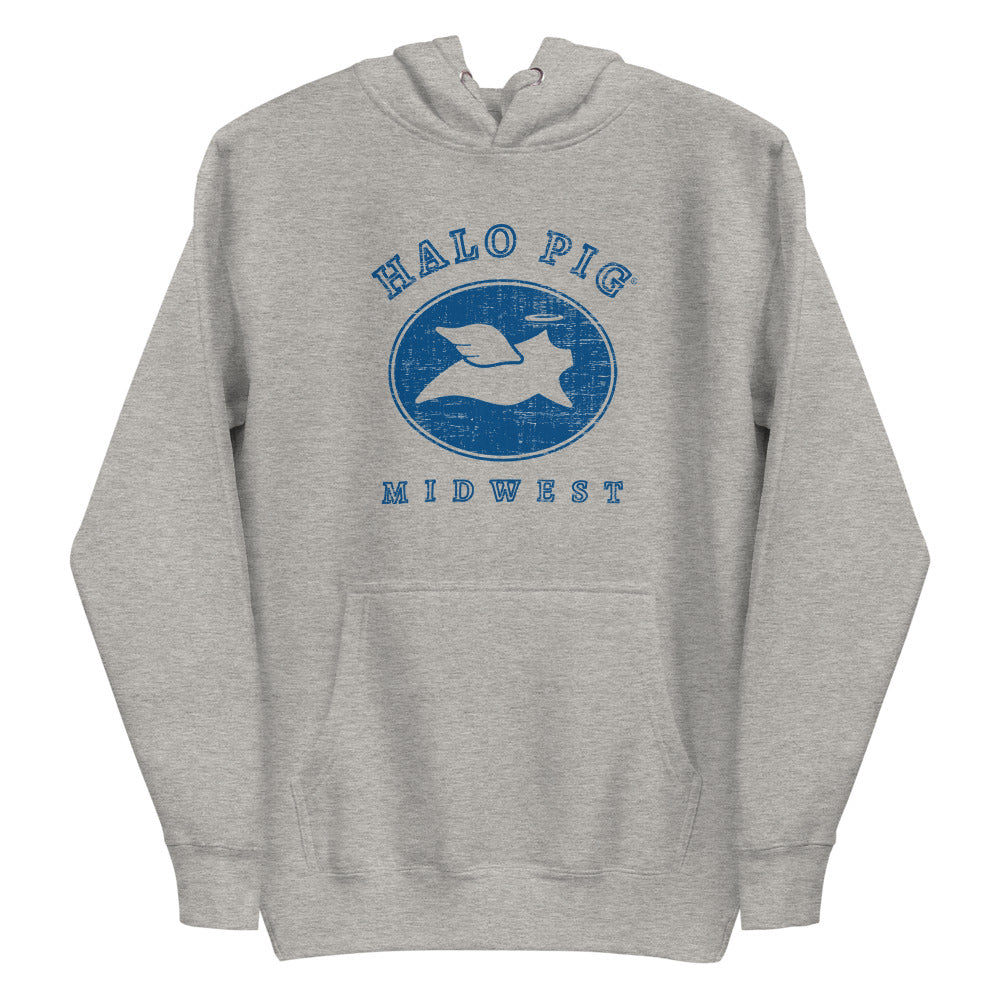 Halo Pig "Midwest" Men's/Unisex Ring-Spun Hoodie