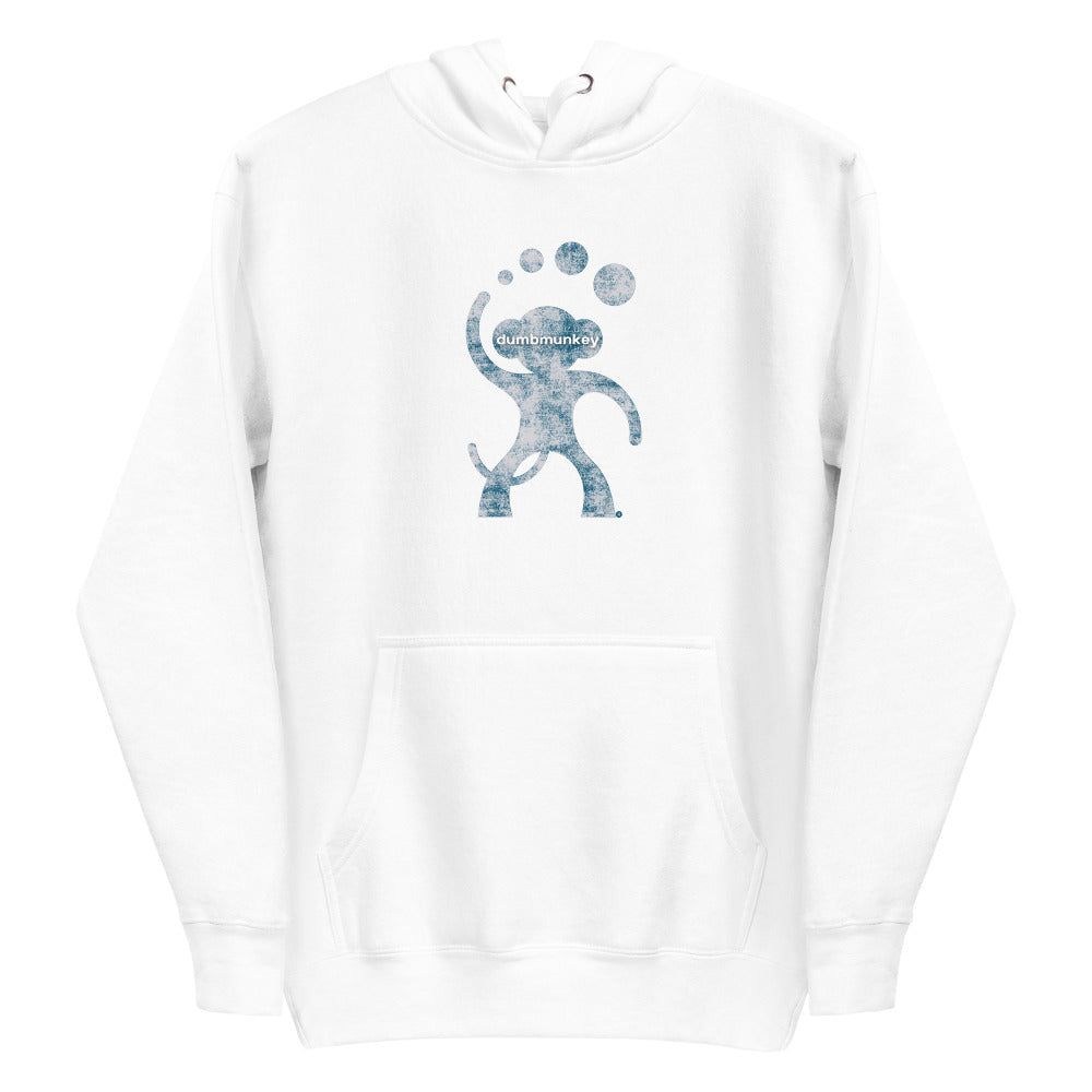 Dumbmunkey "Logo Blue" Men's/Unisex Ring-Spun Hoodie