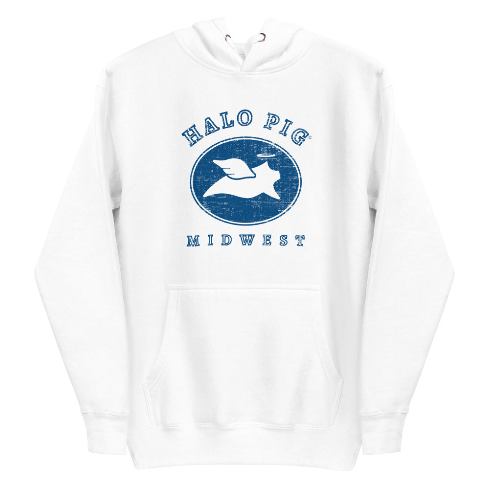 Halo Pig "Midwest" Men's/Unisex Ring-Spun Hoodie