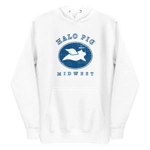 Halo Pig "Midwest" Men's/Unisex Ring-Spun Hoodie