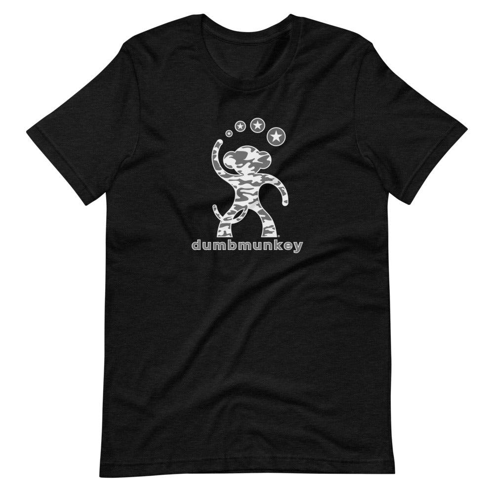 Dumbmunkey "Camo Grey" Men's/Unisex T-Shirt