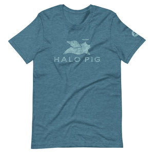 Halo Pig "Pal-Rustic Blue" Men's/Unisex T-Shirt