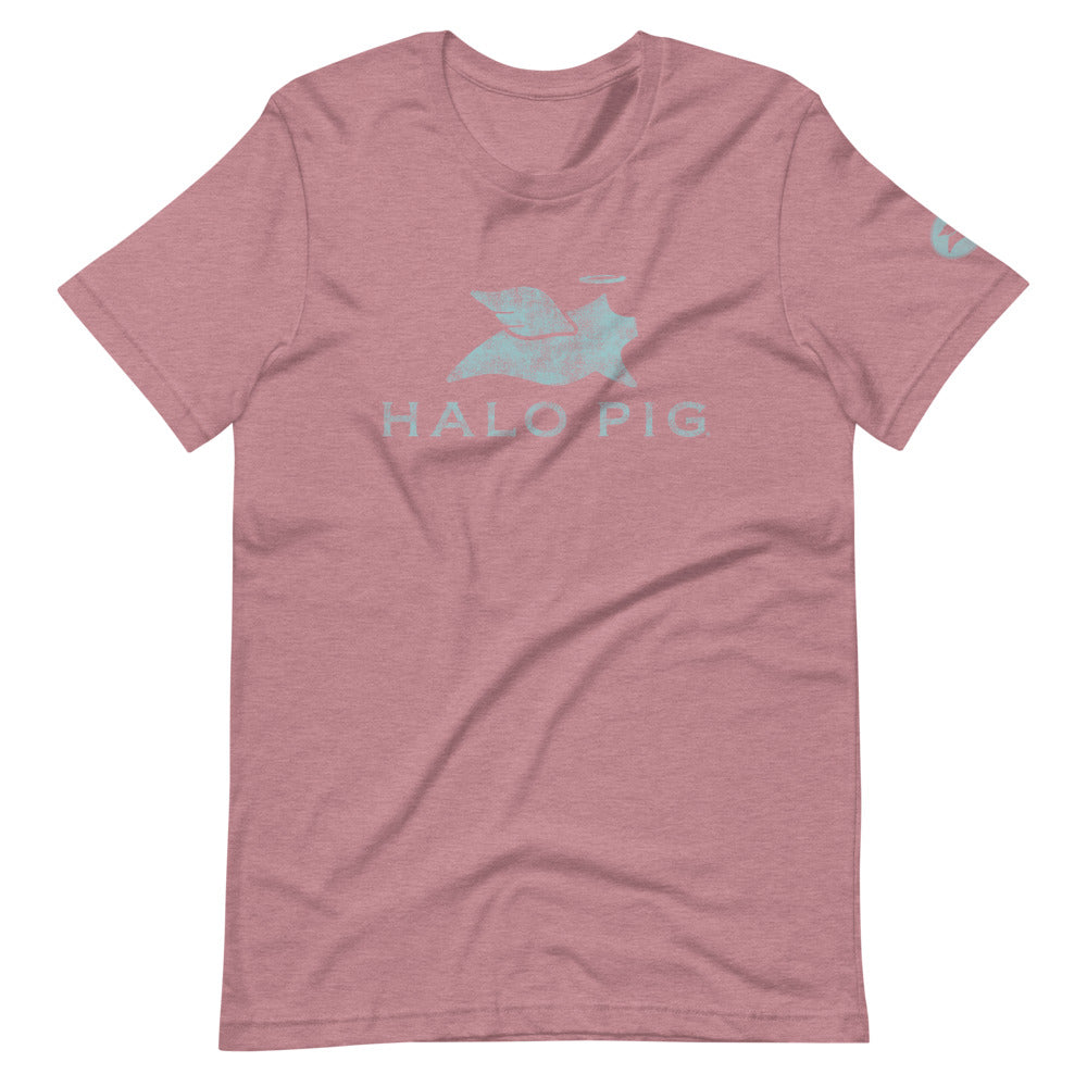 Halo Pig "Pal-Rustic Blue" Men's/Unisex T-Shirt