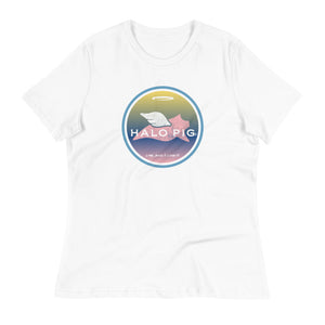 Halo Pig "Rise & Shine" Women's Relaxed T-Shirt